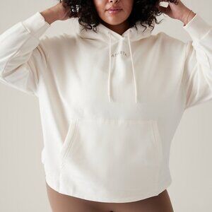 Athleta Retroplush Logo Hoodie